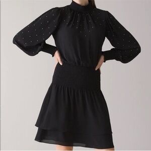Chic Black Long Sleeve Dress